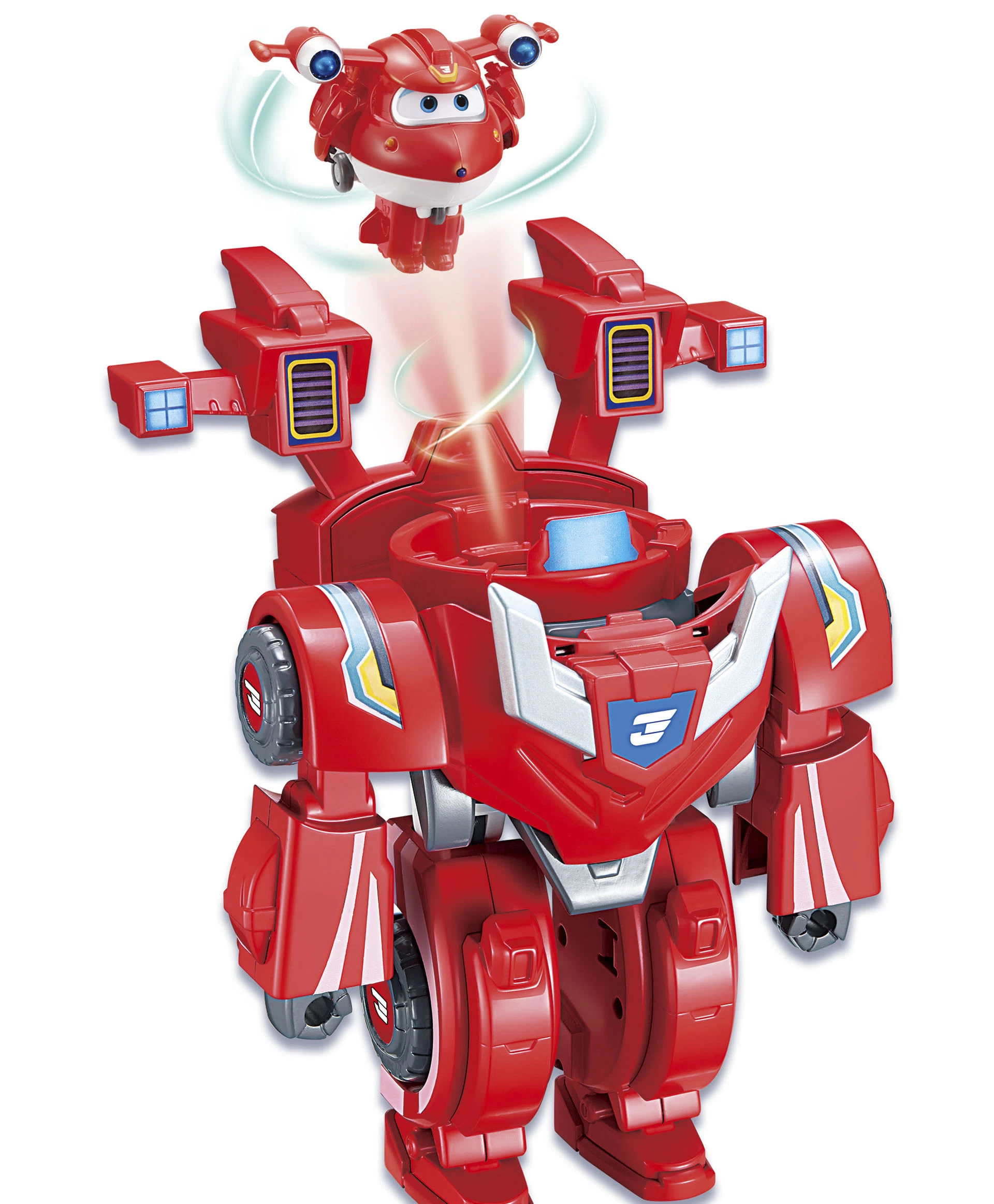 Игрушка-трансформер Super Wings Машина-трансформер с мини фигуркой Джетта / EU770351