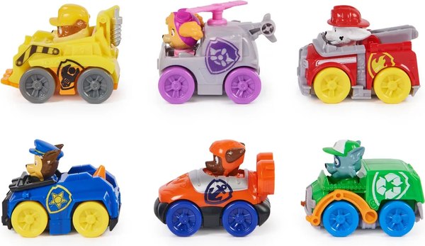 Набор игрушечных автомобилей PAW Patrol 43695 (6шт)