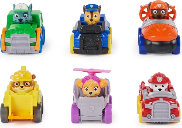 Набор игрушечных автомобилей PAW Patrol 43695 (6шт)