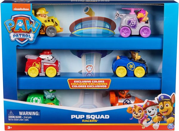 Набор игрушечных автомобилей PAW Patrol 43695 (6шт)