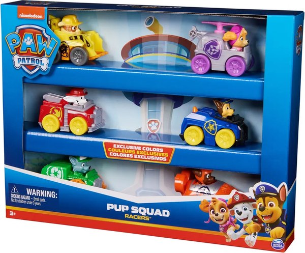 Набор игрушечных автомобилей PAW Patrol 43695 (6шт)