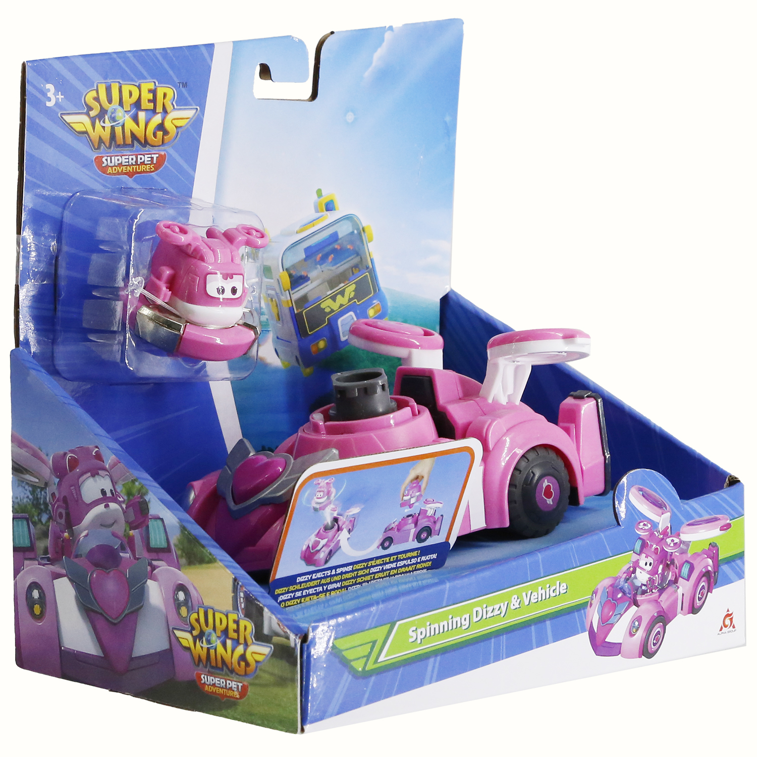 Автомобиль игрушечный Super Wings Машинка с вращающейся Диззи / EU770340