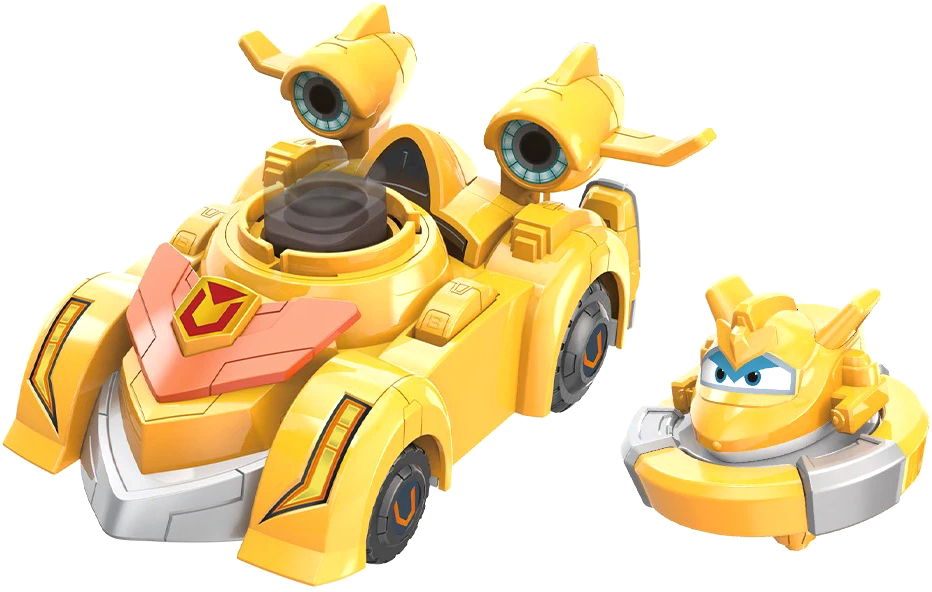 Автомобиль игрушечный Super Wings Машинка с вращающимся Голден Боем / EU770331