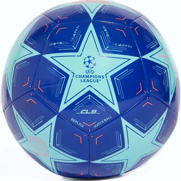 Футбольный мяч Adidas UCL Club / IX4066 (размер 4, синий/голубой)