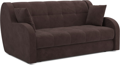 Диван Mebel-Ars Аккордеон Барон НПБ 180x200 (велюр молочный шоколад НВ-178/13) -