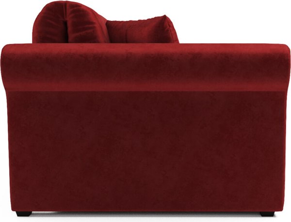 Диван Mebel-Ars Аккордеон Гранд НПБ 120x200 (бархат красный Star Velvet 3 Dark Red)