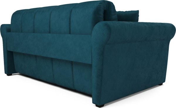 Диван Mebel-Ars Аккордеон Гранд НПБ 120x200 (бархат синий/зеленый Star Velvet 43 Black Green)