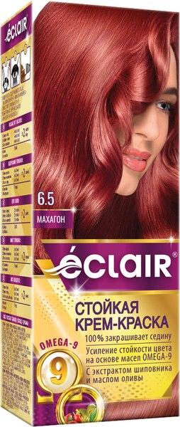 Крем-краска для волос Eclair 6.5 (махагон)