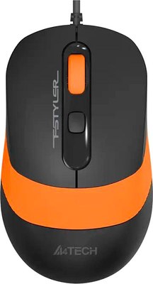 Мышь A4Tech Fstyler FM10S (черный/оранжевый) -