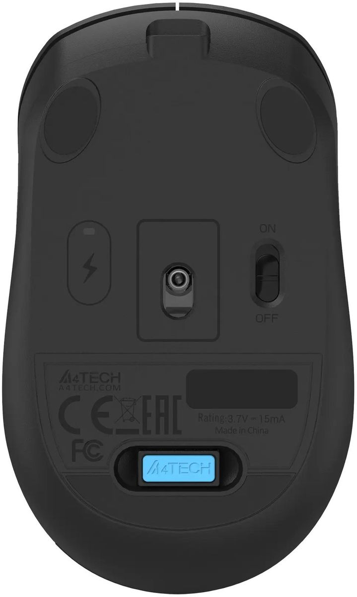 Мышь A4Tech Fstyler FG15CS Air2 (черный) — фото 2