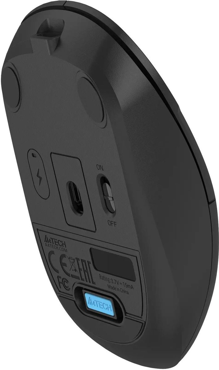 Мышь A4Tech Fstyler FG15CS Air2 (черный) — фото 3