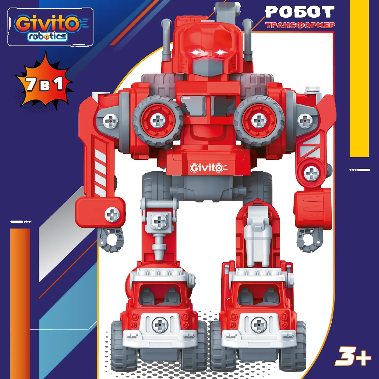 Игрушка-конструктор Givito Пожарный / G2411-483