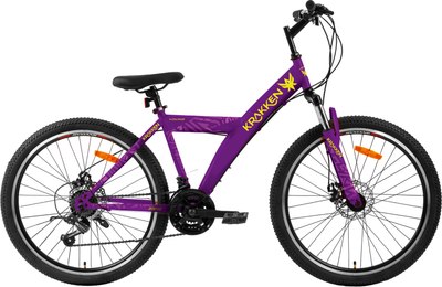 Велосипед Krakken Young 26 2024 (16.5, фиолетовый, разобранный, в коробке) - 