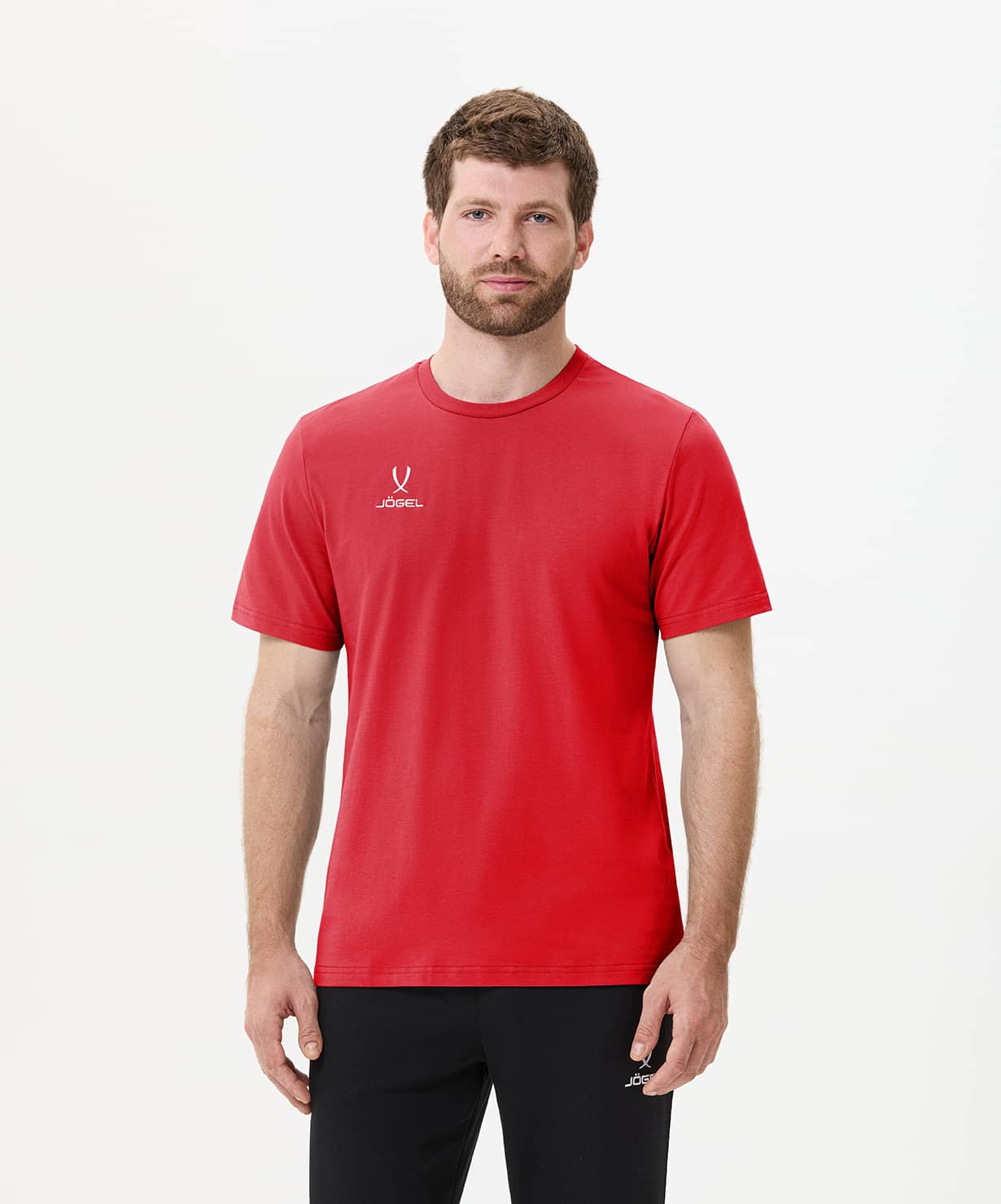 Футболка спортивная Jogel Essential Cotton Tee (M, красный) — фото 5