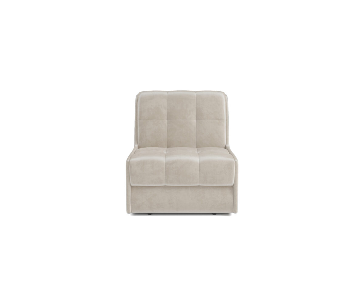 Кресло-кровать Mebel-Ars Барон №2 НПБ (бархат бежевый Star Velvet 6 Light Beige) — фото 2