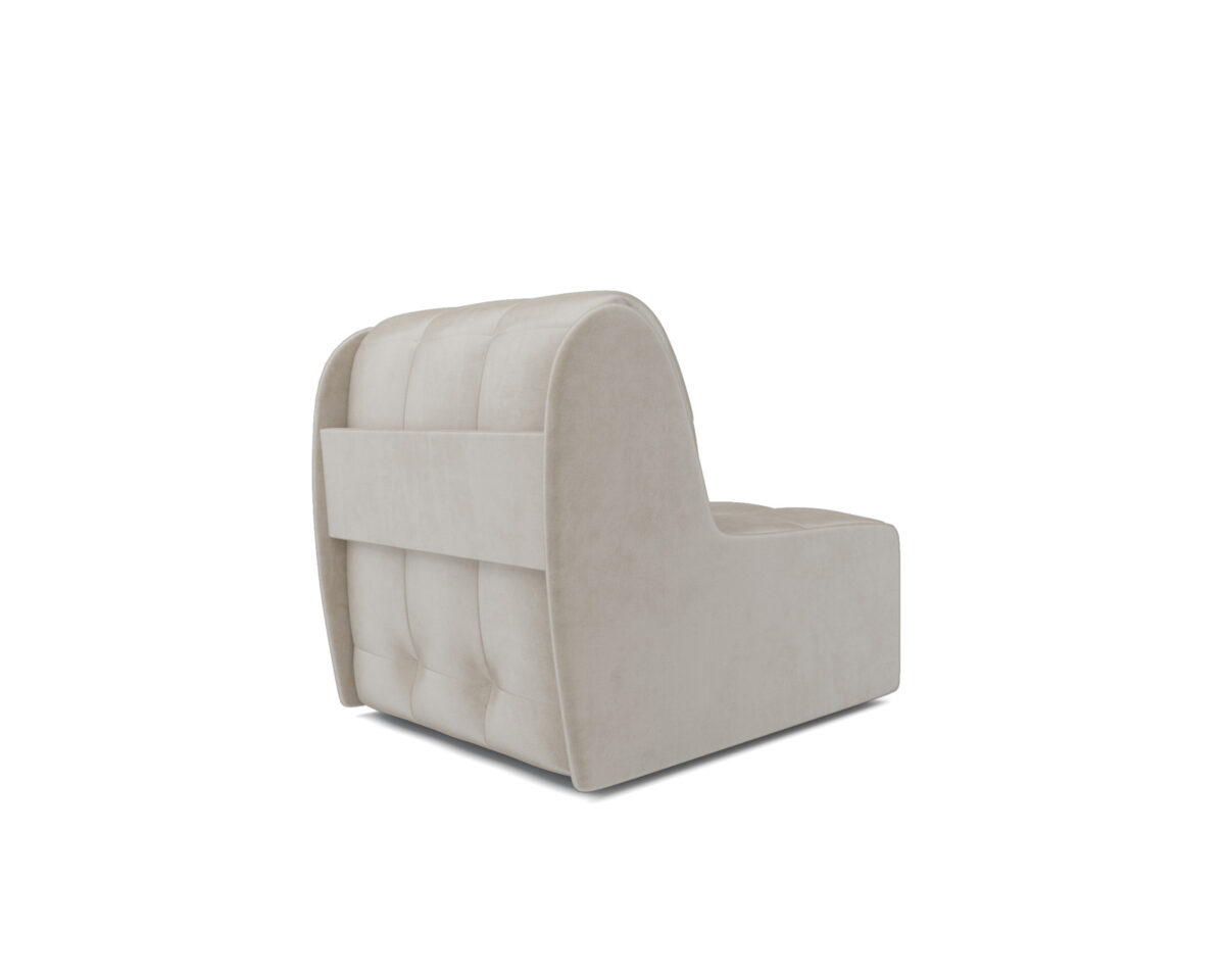 Кресло-кровать Mebel-Ars Барон №2 НПБ (бархат бежевый Star Velvet 6 Light Beige) — фото 4