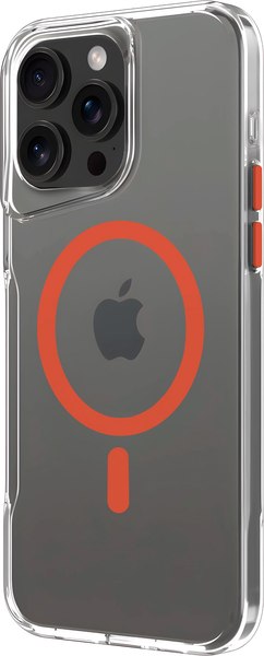 Чехол-накладка Case Crystal Clear Apple iPhone 14 Pro (оранжевый)