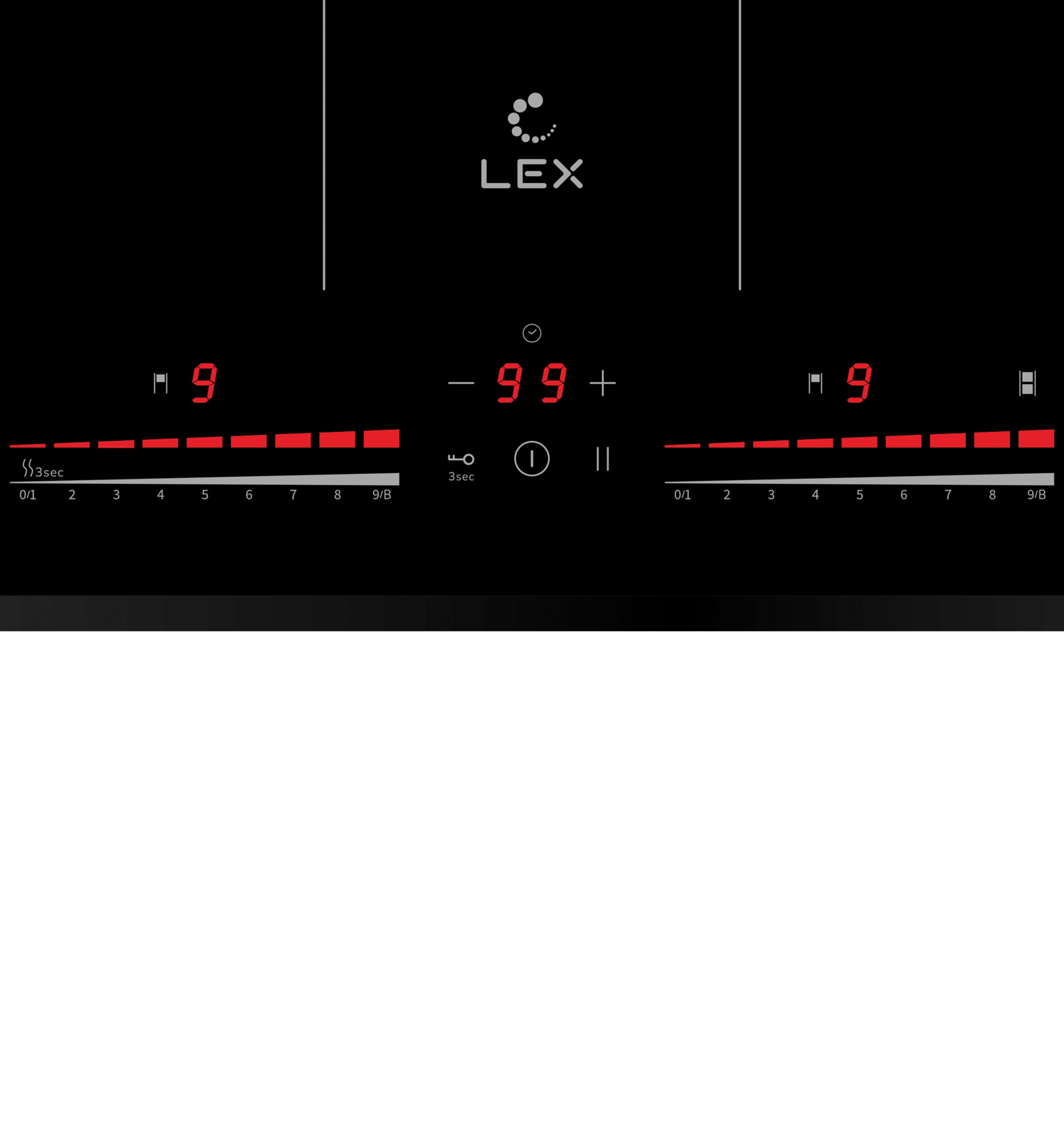 Индукционная варочная панель Lex EVI 641C BL