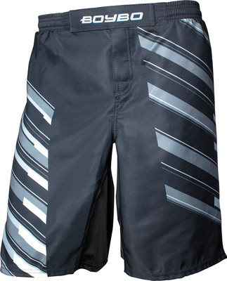 Шорты для единоборств BoyBo Movement Детские для MMA (2XL, grey) -