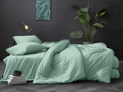 

Комплект постельного белья, Ментол Евро-стандарт