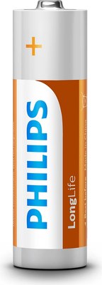 Комплект батареек Philips Longlife Zinc AA R6L12B (12шт)