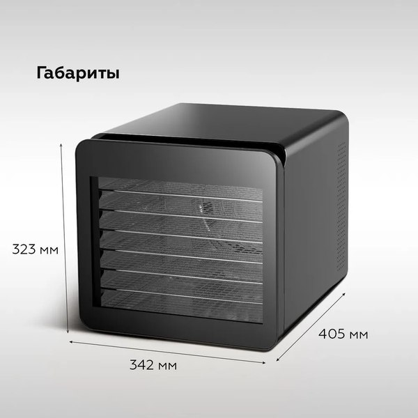 Сушильный шкаф для овощей и фруктов BQ FD1006 (черный)