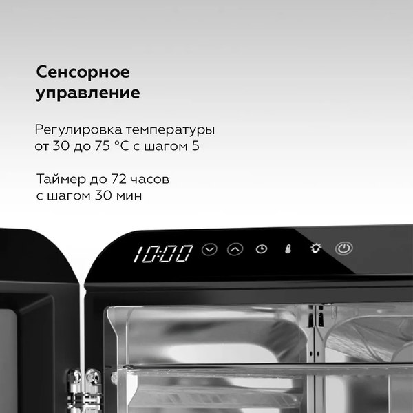 Сушильный шкаф для овощей и фруктов BQ FD1006 (черный)