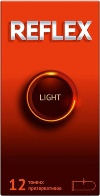Презервативы reFLEX Light из натурального латекса в смазке №12 -