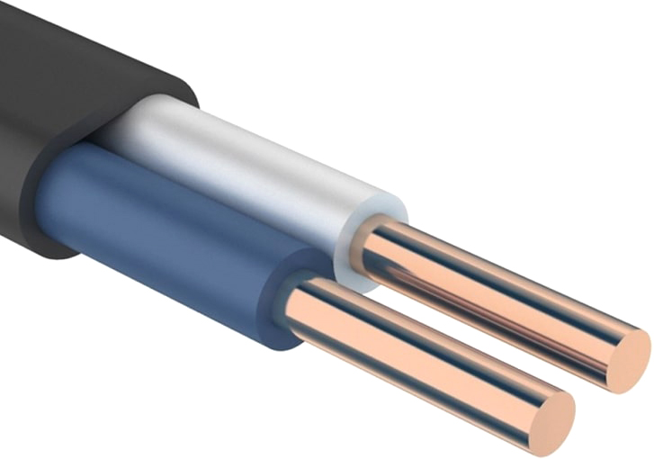 Кабель силовой БелРоскабель ВВГ-П 2x2.5 (N) 0.66