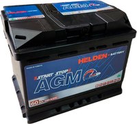 Автомобильный аккумулятор Helden AGM 680A R+ / AGM56020 (60 А/ч) - 