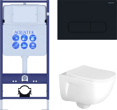 

Унитаз подвесной с инсталляцией, Дива INS-0000012+KKI-0000002+KDI-0000017+AQ2012-00