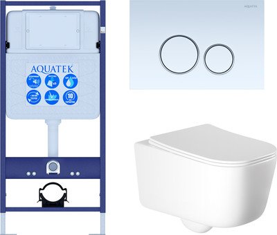 

Унитаз подвесной с инсталляцией, Лугано INS-0000012+KKI-0000002+KDI-0000015+AQ2002-00