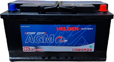 Автомобильный аккумулятор Helden AGM 850A R+ / AGM59520 (95 А/ч) - 