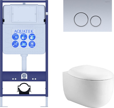 

Унитаз подвесной с инсталляцией, Альтаир INS-0000012+KKI-0000002+KDI-0000019+AQ1980-00