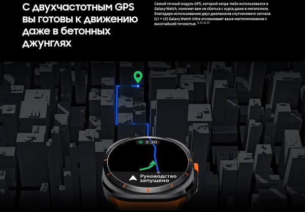 Умные часы Samsung Galaxy Watch Ultra 47mm LTE / SM-L705FDAACAU (темно-серый)