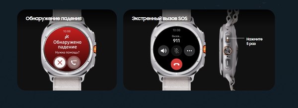 Умные часы Samsung Galaxy Watch Ultra 47mm LTE / SM-L705FDAACAU (темно-серый)