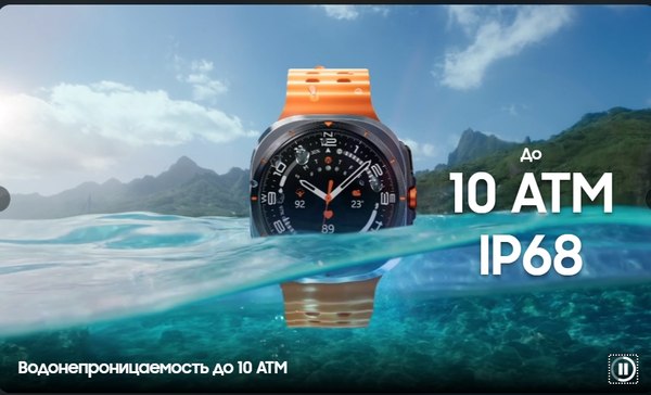 Умные часы Samsung Galaxy Watch Ultra 47mm LTE / SM-L705FDAACAU (темно-серый)
