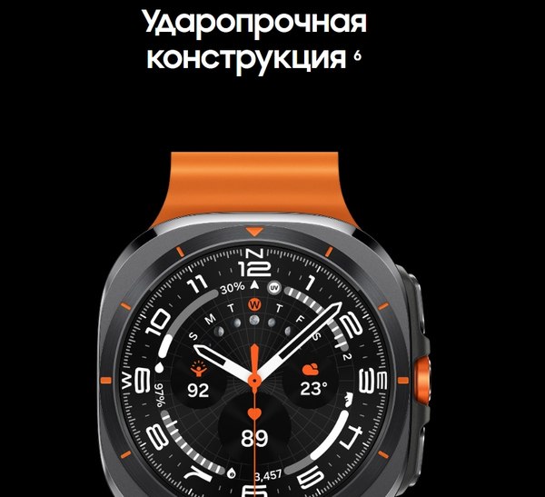 Умные часы Samsung Galaxy Watch Ultra 47mm LTE / SM-L705FDAACAU (темно-серый)