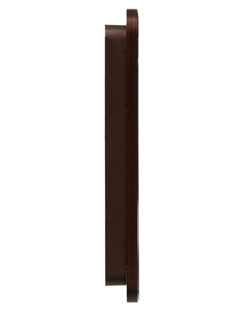 Рамка для выключателей и розеток IEK Brite BR-M42-M-21-K30 (металл/коричневый) — фото 2
