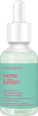 Сыворотка для лица Miss Organic Acne Killer для идеальной чистоты кожи (30мл)