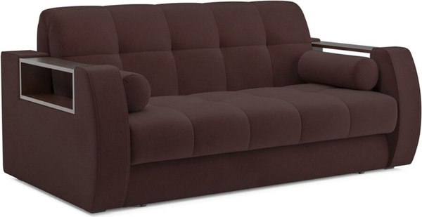 Диван Mebel-Ars Аккордеон Барон №3 ППУ 180x200 (велюр шоколад HB-178/16)