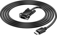 Кабель Hoco US12 HDMI to VGA (2м, черный) - 