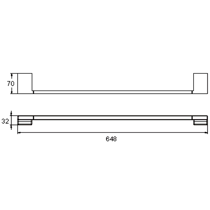 Держатель для полотенца Rose RG1817H