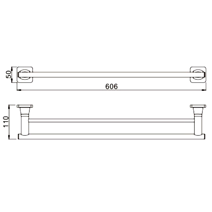 Держатель для полотенца Rose RG1527H