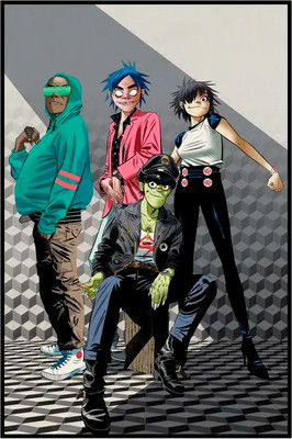 Постер Citydecor Gorillaz 3 (40x60) -