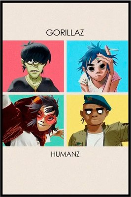 

Постер, Gorillaz 6