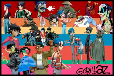 

Постер, Gorillaz 7