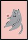 Постер Citydecor Кот с вином 1 (40x60) - 