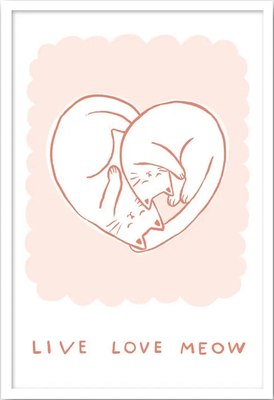

Постер, Live, Love, Meow 1