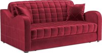 Диван Mebel-Ars Аккордеон Барон №4 ППУ 180x200 (бархат красный Star Velvet 3 Dark Red) - 